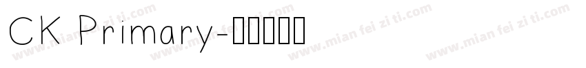 CK Primary字体转换
